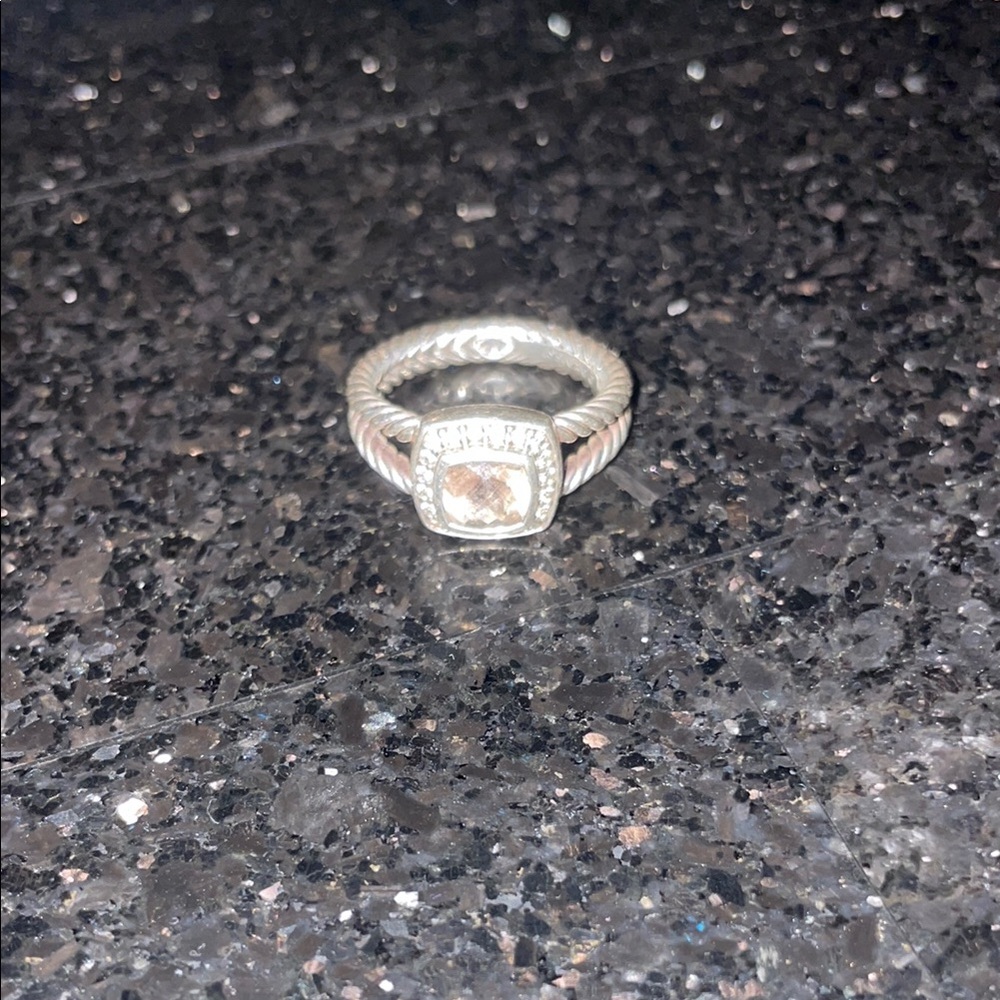 David Yurman Silver and Gold Ring with Vintage Design